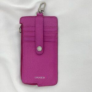 Danier Leather Fuchsia Slim Card Wallet​